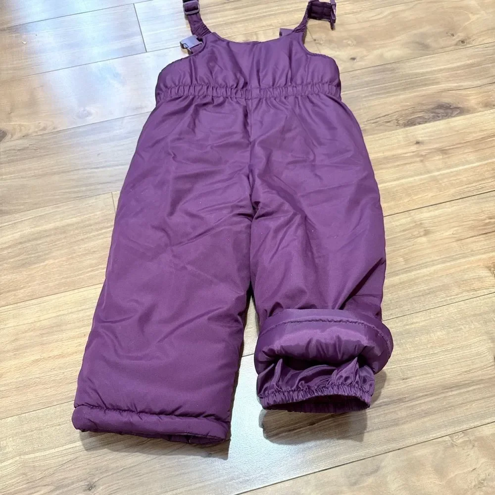 OshKosh B'gosh Purple Snow Bib Overalls / Snow Pants Size Size 3T
